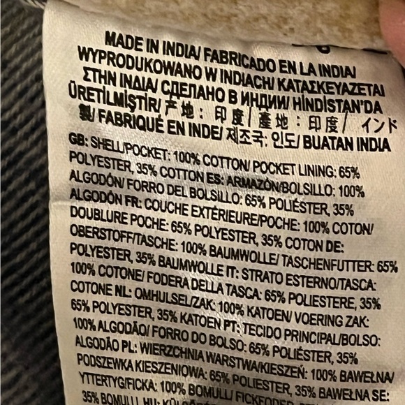 Heavyweight Flannel Shacket - BlueDepths/Oatmeal, size Medium - Picture 10 of 10